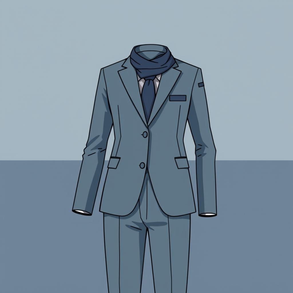 A modern and stylish design of a vocational high school uniform suitable for the Software Engineering department, featuring a color palette that harmonizes with the technological theme