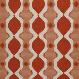 A textile pattern infused with the rich, warm tones of carnelian mineral stone