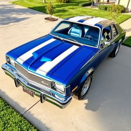 A 1980 Chevrolet Nova, showcasing its classic American muscle car design