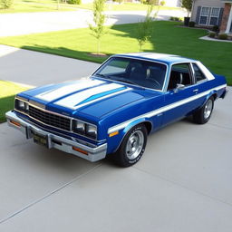 A 1980 Chevrolet Nova, showcasing its classic American muscle car design