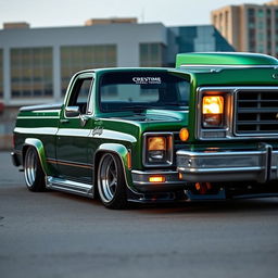 A customized 1978 Chevrolet Chevy, featuring dynamic tuning and custom modifications