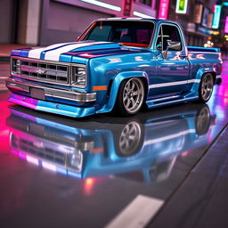 A 1978 Chevrolet Chevy with a stunning custom tuning