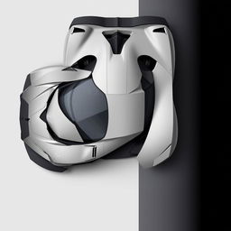 Design a hypercar with the 'LM' logo that captures the elegance and strength of Excalibur