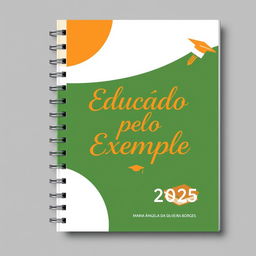 A cover design for a 2025 planner of EEEP Maria Ângela da Silveira Borges