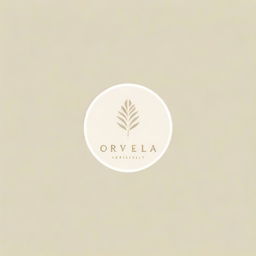 Create a fresh and minimalistic logo for a chic clothing brand named 'ORIVELEA', emphasizing contemporary aesthetics, simplicity, and elegance