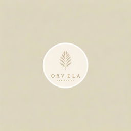 Create a fresh and minimalistic logo for a chic clothing brand named 'ORIVELEA', emphasizing contemporary aesthetics, simplicity, and elegance