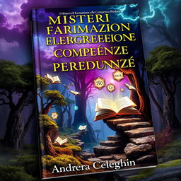 A captivating book cover featuring the title in bold letters at the top: "I Misteri della Formazione e il Segreto delle Competenze Perdute"