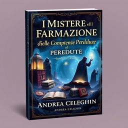 A captivating book cover design for "I Misteri della Formazione e il Segreto delle Competenze Perdute"