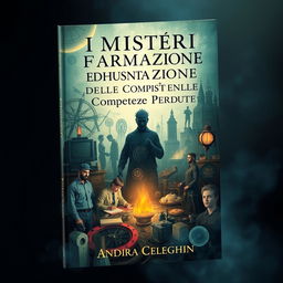 A captivating book cover for "I Misteri della Formazione e il Segreto delle Competenze Perdute"