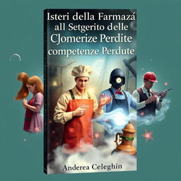 Book cover with the title 'I Misteri della Formazione e il Segreto delle Competenze Perdute' at the top