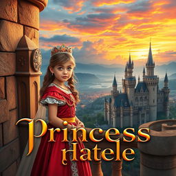 A captivating novel cover featuring a young girl newly transmigrated into the role of a princess