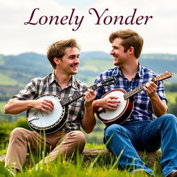 Movie poster for a romantic film titled "Lonely Yonder"