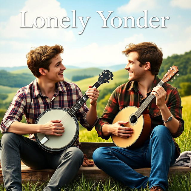 Movie poster for a romantic film titled "Lonely Yonder"