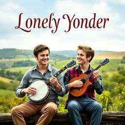 Movie poster for a romantic film titled "Lonely Yonder"