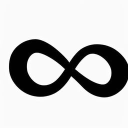 Create a logo with two 'S' letters forming an infinity symbol, wrapped within an infinity shaped circle that mimics a camera