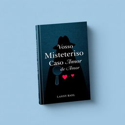 A minimalist book cover featuring a detective theme