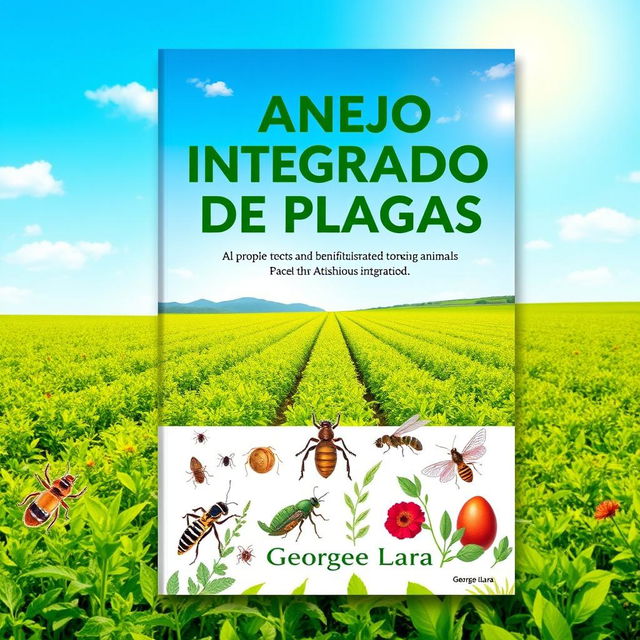 Book cover design for 'Manejo Integrado de Plagas' by George Lara