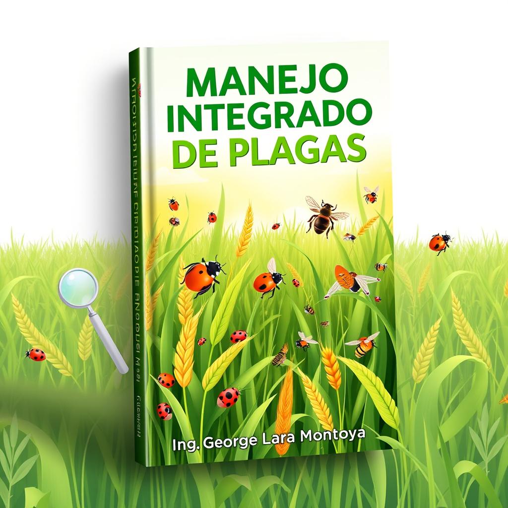 Book cover design for 'MANEJO INTEGRADO DE PLAGAS' by Ing