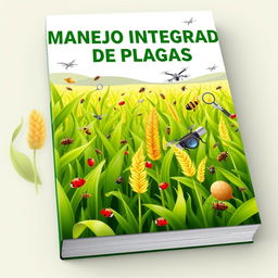 Book cover design for 'MANEJO INTEGRADO DE PLAGAS' by Ing