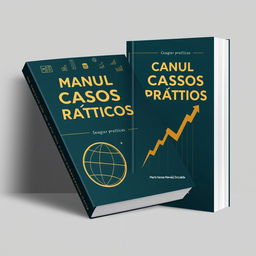 Book cover design for the title "Manual de Casos Prácticos de Mercadotecnia y Ventas" by María Vanessa Narváez Encalada