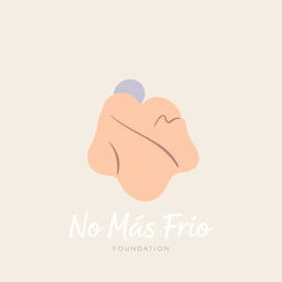 Design a versatile logo for "No Más Frío", a foundation aimed at providing warmth and comfort