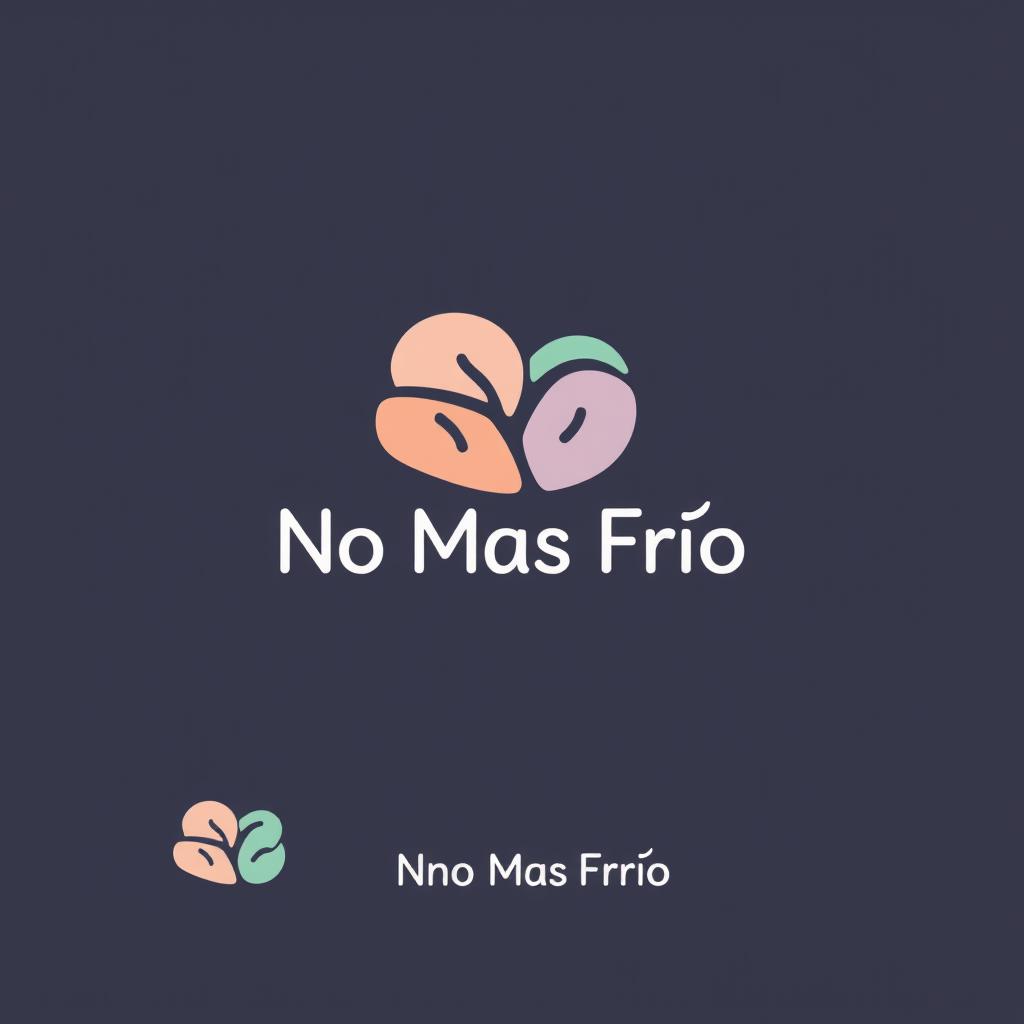 Design a versatile logo for "No Más Frío", a foundation aimed at providing warmth and comfort