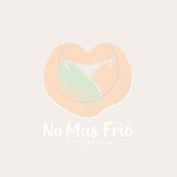 Design a versatile logo for "No Más Frío", a foundation aimed at providing warmth and comfort