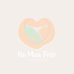 Design a versatile logo for "No Más Frío", a foundation aimed at providing warmth and comfort