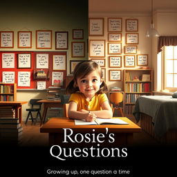 A heartwarming movie poster for the film titled 'Rosie's Questions'