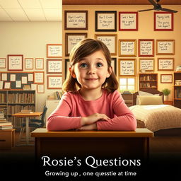 A heartwarming movie poster for the film titled 'Rosie's Questions'