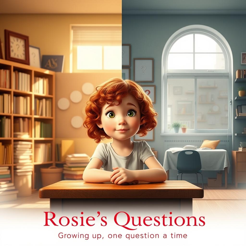 A heartwarming movie poster for the film titled 'Rosie's Questions'