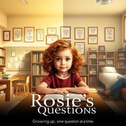 A heartwarming movie poster for the film titled 'Rosie's Questions'