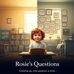 A heartwarming movie poster for the film titled 'Rosie's Questions'