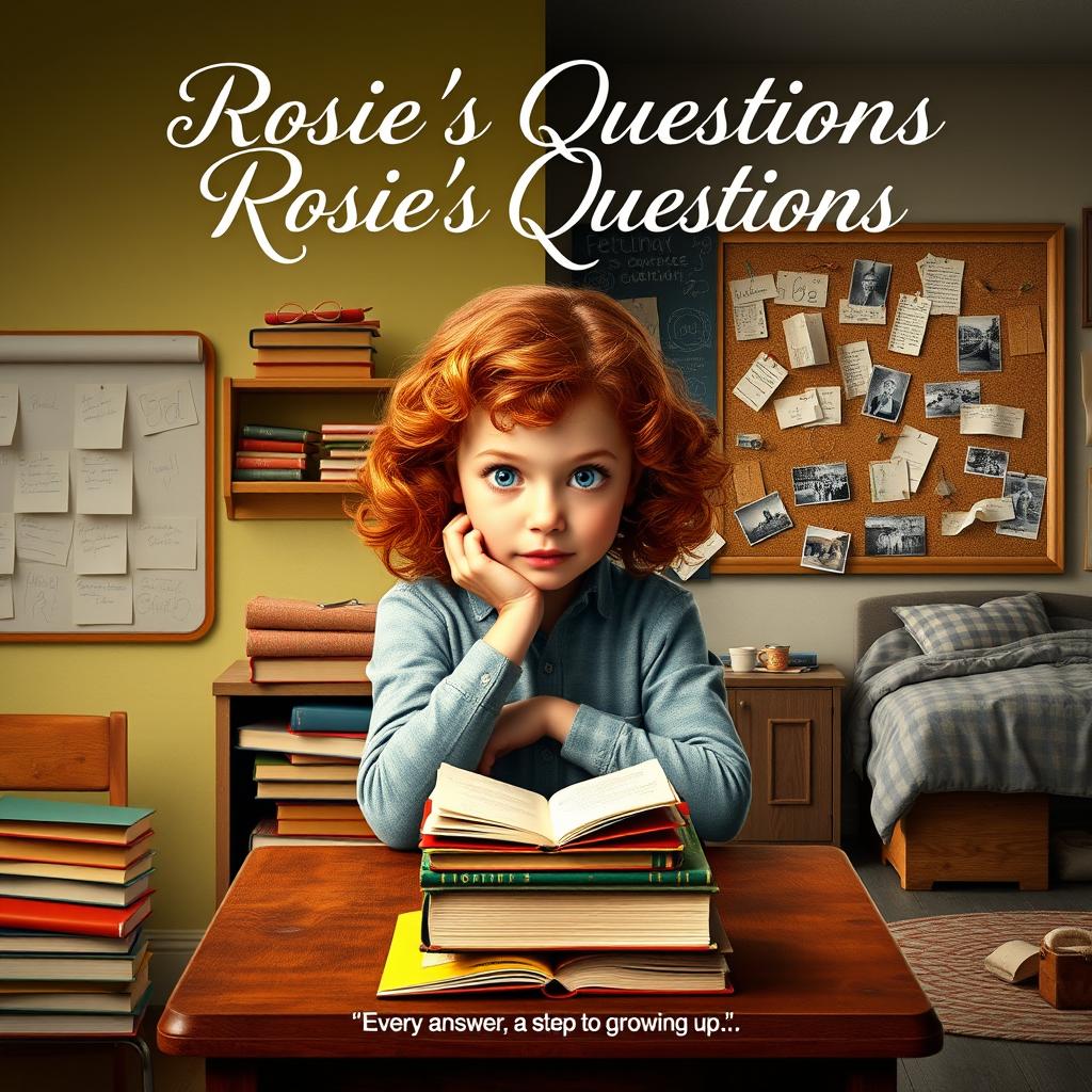 A heartwarming movie poster for the film titled 'Rosie's Questions'