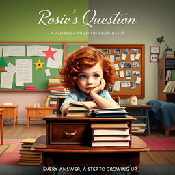 A heartwarming movie poster for the film titled 'Rosie's Questions'