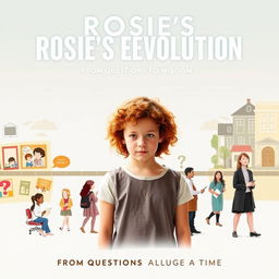 A documentary movie poster for the film titled 'Rosie's Evolution'