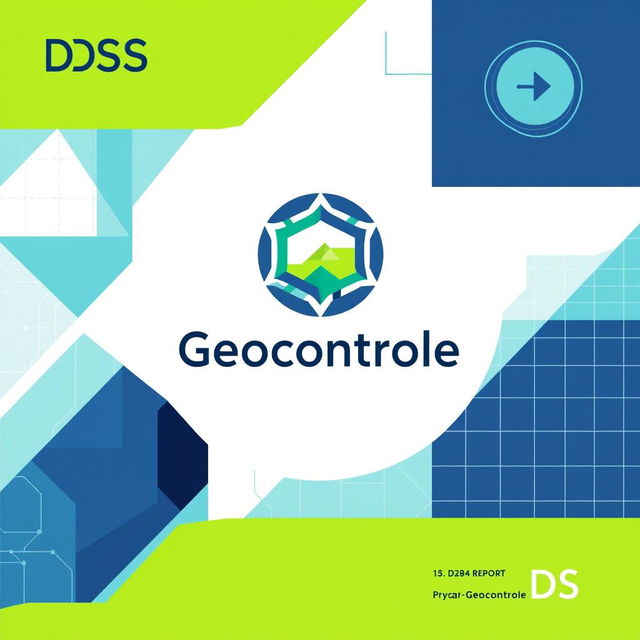 A stylish cover for a DDS report featuring the Geocontrole logo prominently displayed