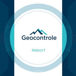 A stylish cover for a DDS report featuring the Geocontrole logo prominently displayed