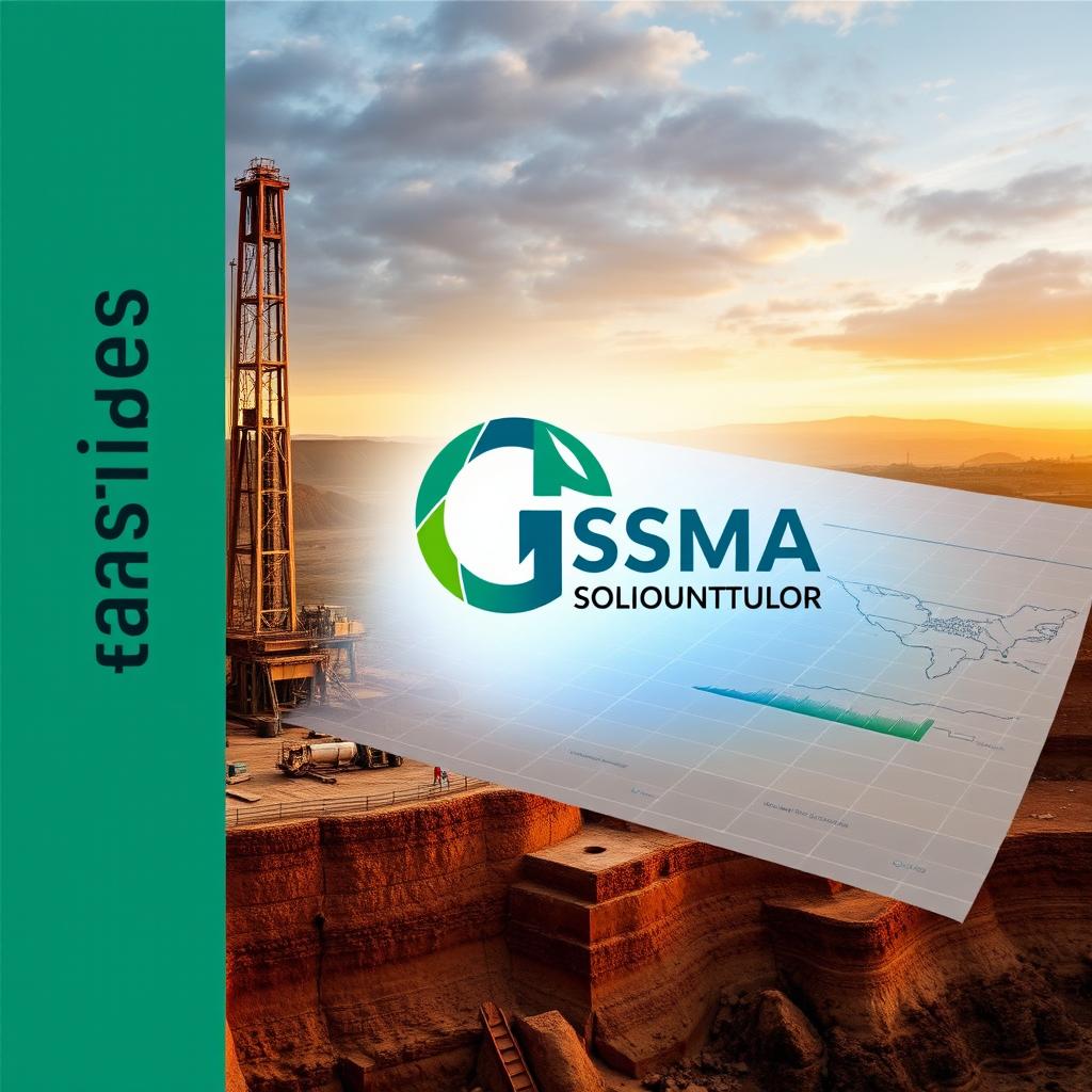 Create a cover for a DSSMA report featuring the Geocontrole BR Sondagens S