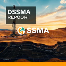 Create a cover for a DSSMA report featuring the Geocontrole BR Sondagens S