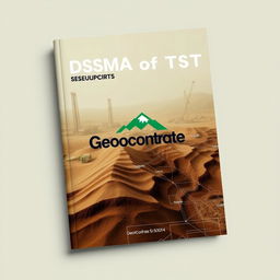 Design a cover for a DSSMA of TST report featuring the Geocontrole BR Sondagens S