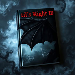 Book cover for "Devil's Right Wing" - a semi-fantasy and somewhat scary theme