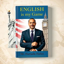 Design a distinguished book cover for "English is my Game"