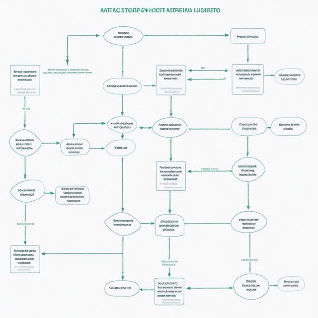 Create a comprehensive, detailed flowchart showing the basis of separation process, marked with distinct areas for different reagents used.