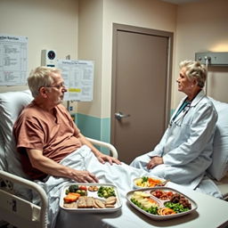 A hospital setting focused on adult clinical nutrition