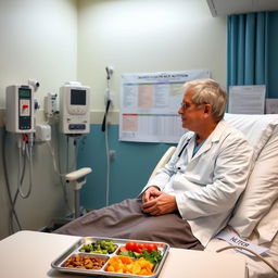 A hospital setting focused on adult clinical nutrition