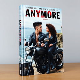 Book cover featuring the title 'ANYMORE' at the top, with 'Gonçalo Meira Feiticeiro' above it