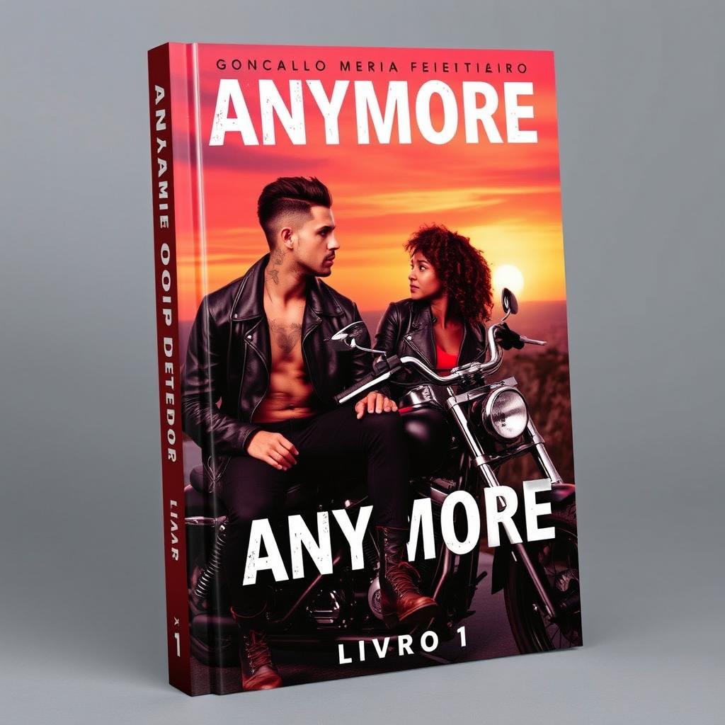 Book cover featuring the title 'ANYMORE' at the top, with 'Gonçalo Meira Feiticeiro' above it