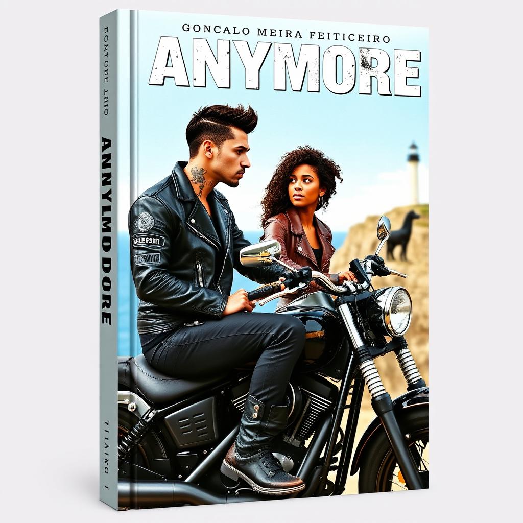 Book cover featuring the title 'ANYMORE' at the top, with 'Gonçalo Meira Feiticeiro' above it