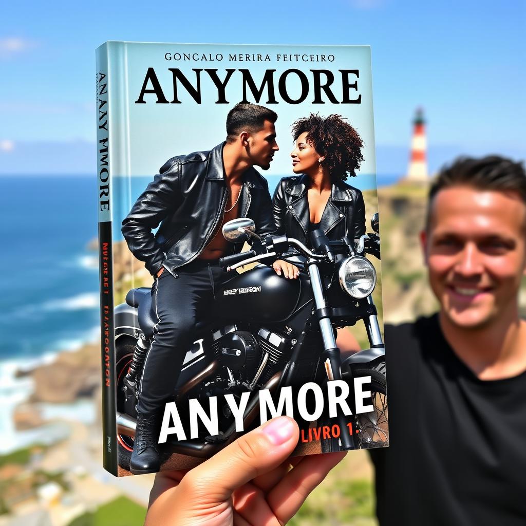 Book cover featuring the title 'ANYMORE' at the top, with 'Gonçalo Meira Feiticeiro' above it